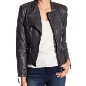 NWT Blank NYC Faux Leather Motto Jacket